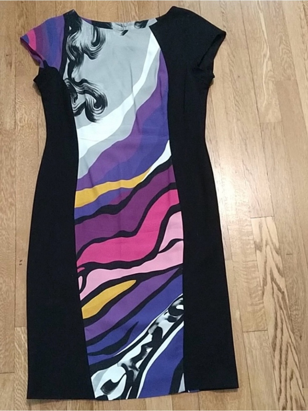 ESCADA High End Designer dress - Shape contouring color block - size 8